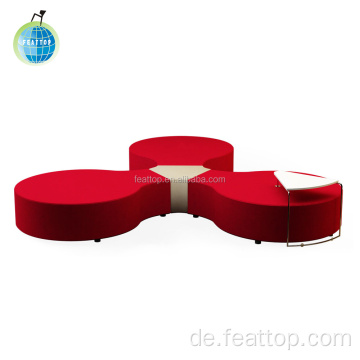 Heißverkäufe neueste Büromöbel Stoff Lounge Sofa Set